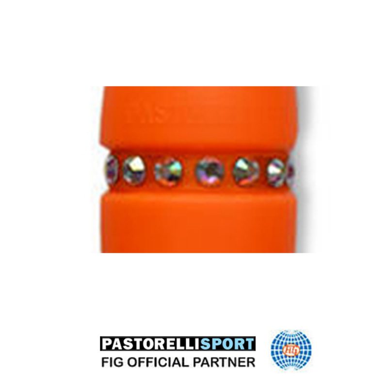 Elastic-with-stones-for-clubs-MASHA-Orange-PAIR-(2-pieces)-02811-2