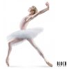BLOCH R2921 BLACK WHITE BELLE CLASSIC PANCAKE REHEARSAL TUTU