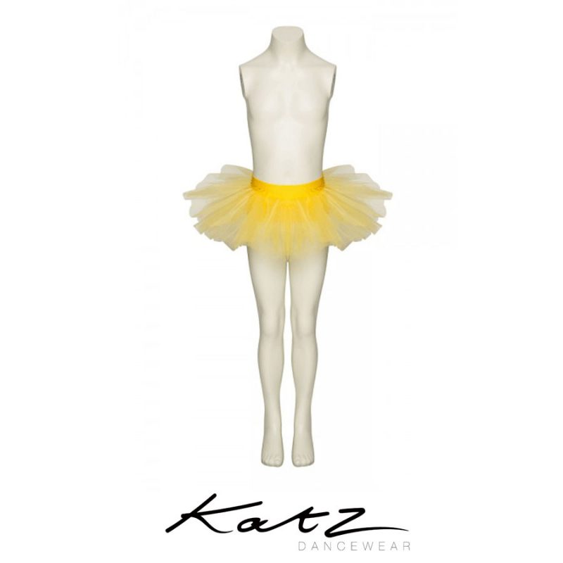 Tutu skirt with 3 net layers Elasticated waist Great for ballet, dance, fancy dress and many more occasions Ideal Christmas or birthday present Lots of other lovely colours also available Designed by Katz Dancewear