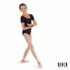 bloch-short-sleeve-leotard-for-children-cl5402-black
