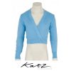 KATZ GIRLS BALLET DANCE LONG SLEEVE CROSSOVER CARDIGAN ACRYLIC