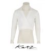 KATZ GIRLS BALLET DANCE LONG SLEEVE CROSSOVER CARDIGAN ACRYLIC