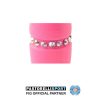 Elastic-with-stones-for-clubs-MASHA-Fluo-Pink--PAIR-(2-pieces)-02729