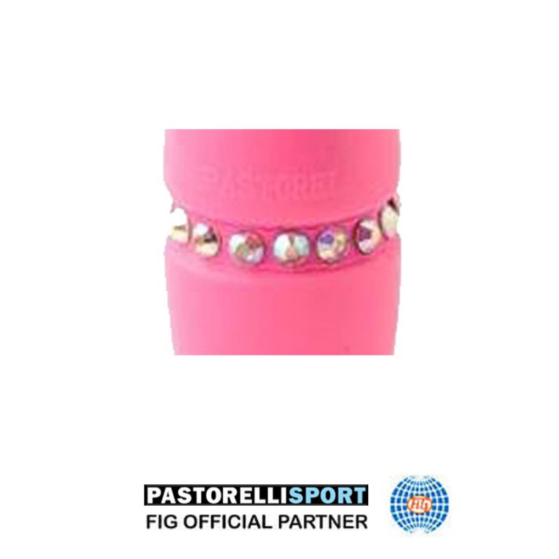 Elastic-with-stones-for-clubs-MASHA-Fluo-Pink--PAIR-(2-pieces)-02729