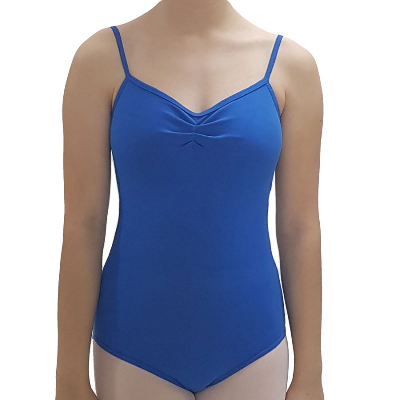 1201 Women’s Pinch Front Camisole Leotard w/shelf bra