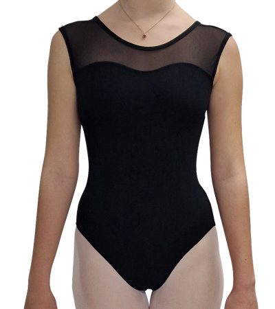 9934 Women’s Sleeveless Leotard w/mesh