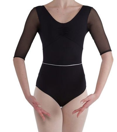 250-LEOTARD-IN-SILK-EFFECT-FABRIC-WITH-SILVER-IN-STRETCH-TULLE