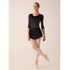 Pridance-291-RAW-CUT-VELVET-PULL-ON-SKIRT-black